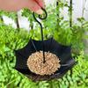 Anti-leakage Bird Feeding Station Umbrella-shaped Bird Water Drinker  Garden Decoration