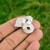 Round Natural Citrine Statement Ethnic Bezel Ring Jewelry 925 Sterling Silver