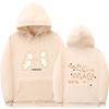 Außenhandel neue Mode Druck Doppel-Astronaut Kapuzenpullover Lockerer Pullover Freizeit Herren und Damen Freizeit Sportpullover
