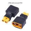 T Plug To XT60 Adapter For Remote Models Quick Connection High Current Durability Rubber Metal Construction