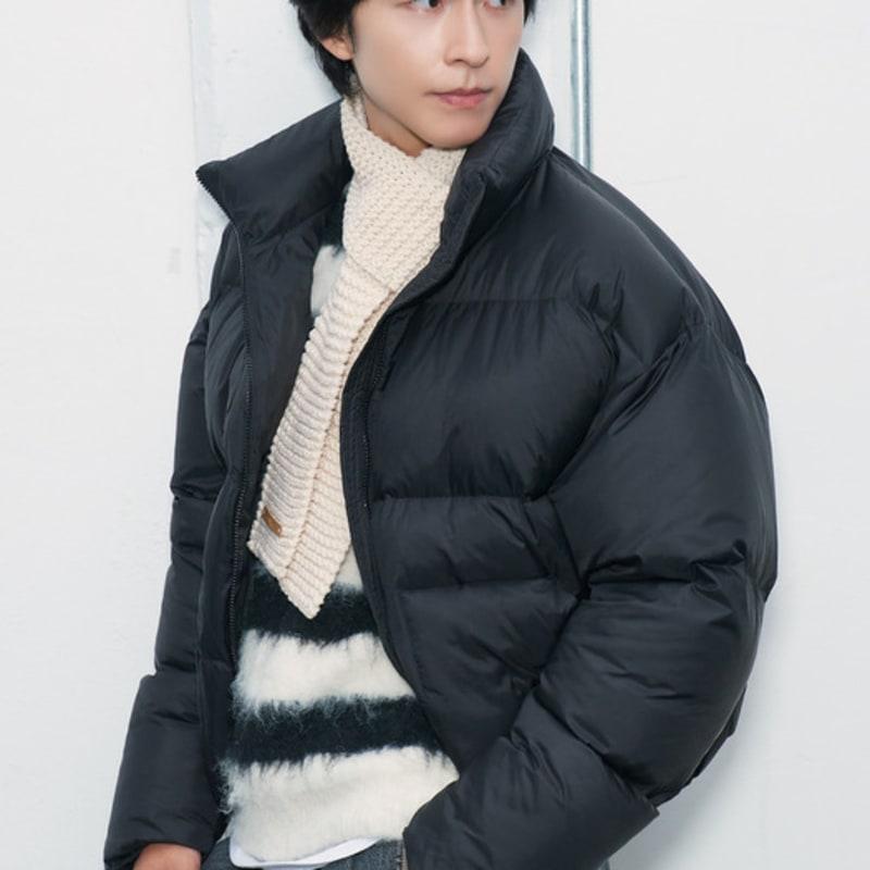 LUVM KNIT MUFFLUR_LIGHT BEIGE