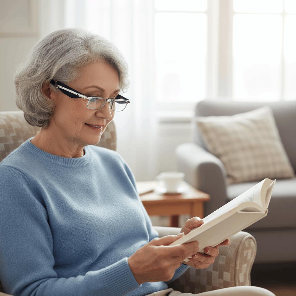 Lightweight Foldable Reading Glasses 360 Degree Rotating Elderly Eyewear  Computer