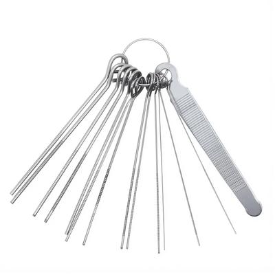 Guitar Nut File Set Pieces 1 Flat For Polishing and Deepening the String Grooves On the Upper Nut of String Instrument File Maintenance Supplies for
