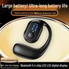 Single-Sided Wireless Bone Conduction Bluetooth Headset with Ear-Hook and Long Battery Life