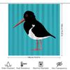 Bathroom Curtain Seabird Pattern Shower Curtain Waterproof Nature Birds Decor Home Textile Artistic Design Modern Style Home Dec