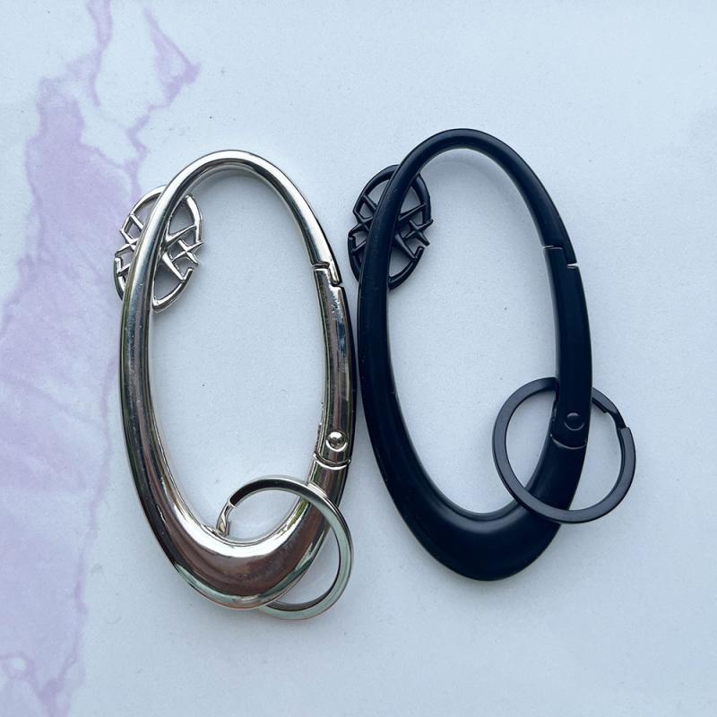 Zinc Alloy Bag Charm Trinkets Keychain Cross Carabiner Keychain Camping Hiking Outdoor Climber Waist Pendant Accessories Gift