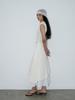 Text Room Toba Knotted Dress Light Yellow