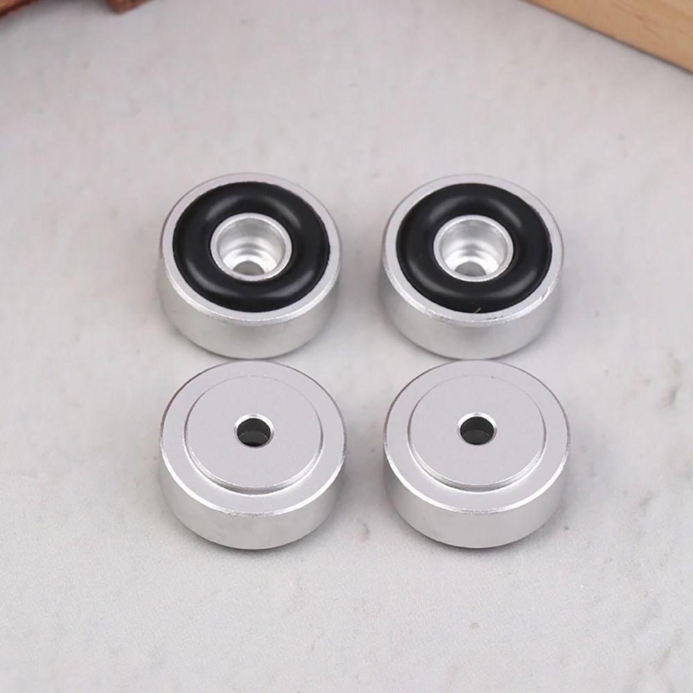 1/4 Stück Aluminiumlegierung Füße Pad Isolation Verstärker Basis Füße für Lautsprecher CD Verstärker