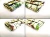 Authentic GUCCI Flower Motif White Purple Leather 6 Pics Key Chain #b106  Open box