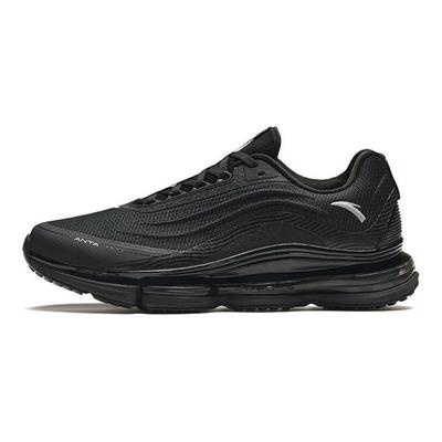 Versatile Comfortable Shock Absorbing Wear Resistant Breathable Low Top Running Shoes Men Sneaker Black 112415501-2