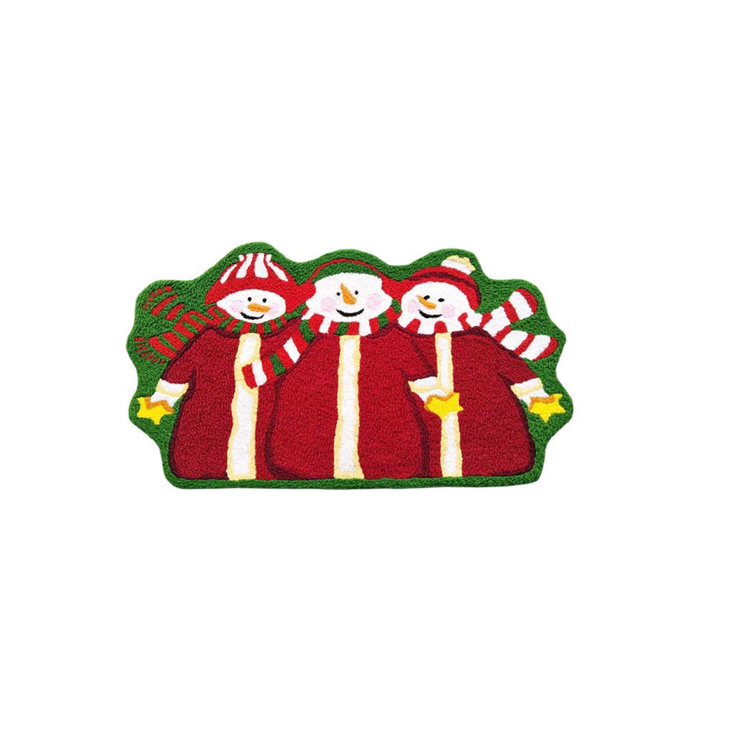 Christmas Bathroom Floor Mat Bathroom Carpet Non- Floor Mat Suitable For Bathroom Bathtub Kitchen Absorbent Cute Carpet