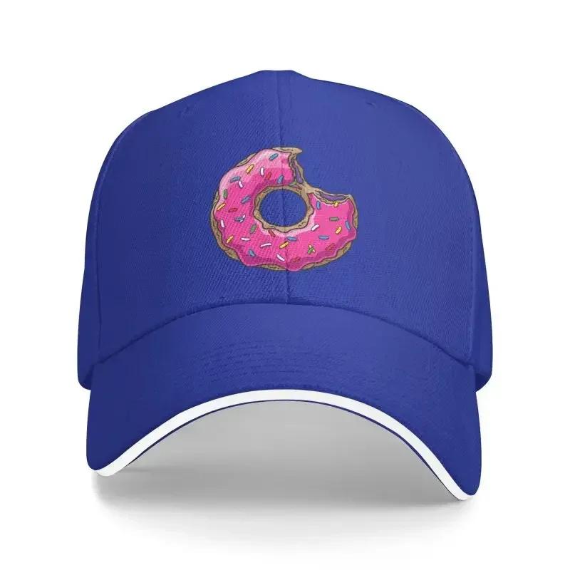 Fashion Donut Baseball Cap for Men Women Custom Adjustable Adult Doughnut Dad Hat Outdoor