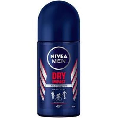 Sada 3 NIVEA MEN Deodorant Dry Impact 50ml Roll-on, & 48H,