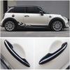 4pcs Side Door Handle Cover Tailgate Trim For Mini Cooper One D S JCW R55 Clubman 4Doors 2007-2014 Grip Bar Anti-scratch Shell