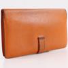 HERMES Baan classic Purse Orange / SilverHardware Epsom unisex Used