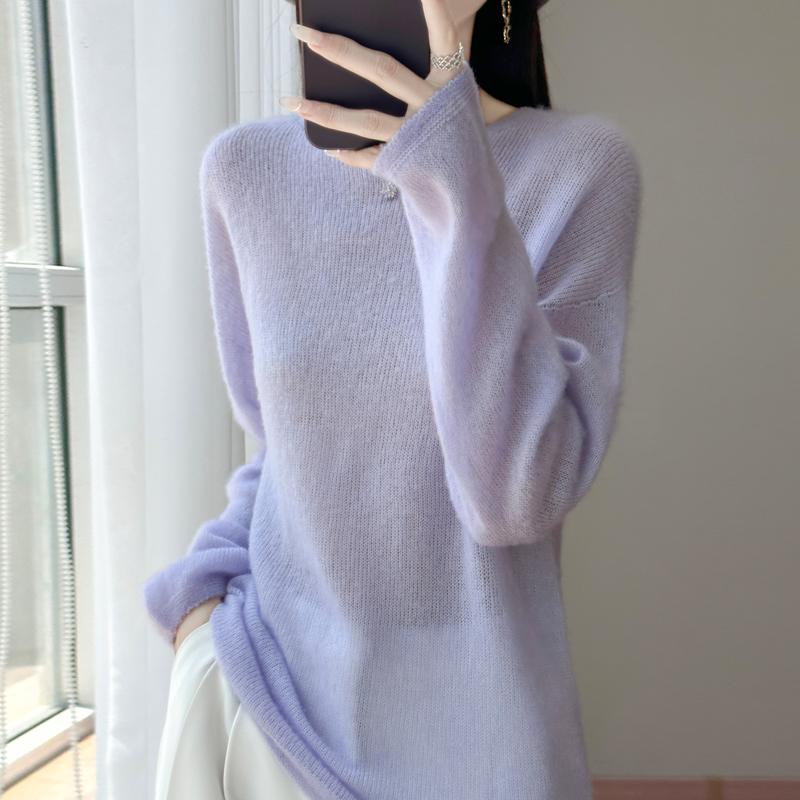 Pulover de cașmir pentru femei cașmir Qinghe 30% cașmir 70% lână toamnă și iarnă pulover cald și la modă