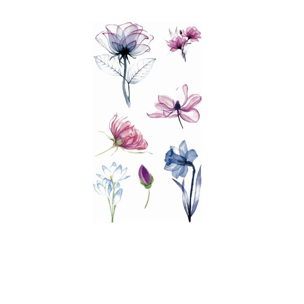 Waterproof Temporary Tattoo Sticker Anti Sweat Petal Tattoo Sticker  Chest