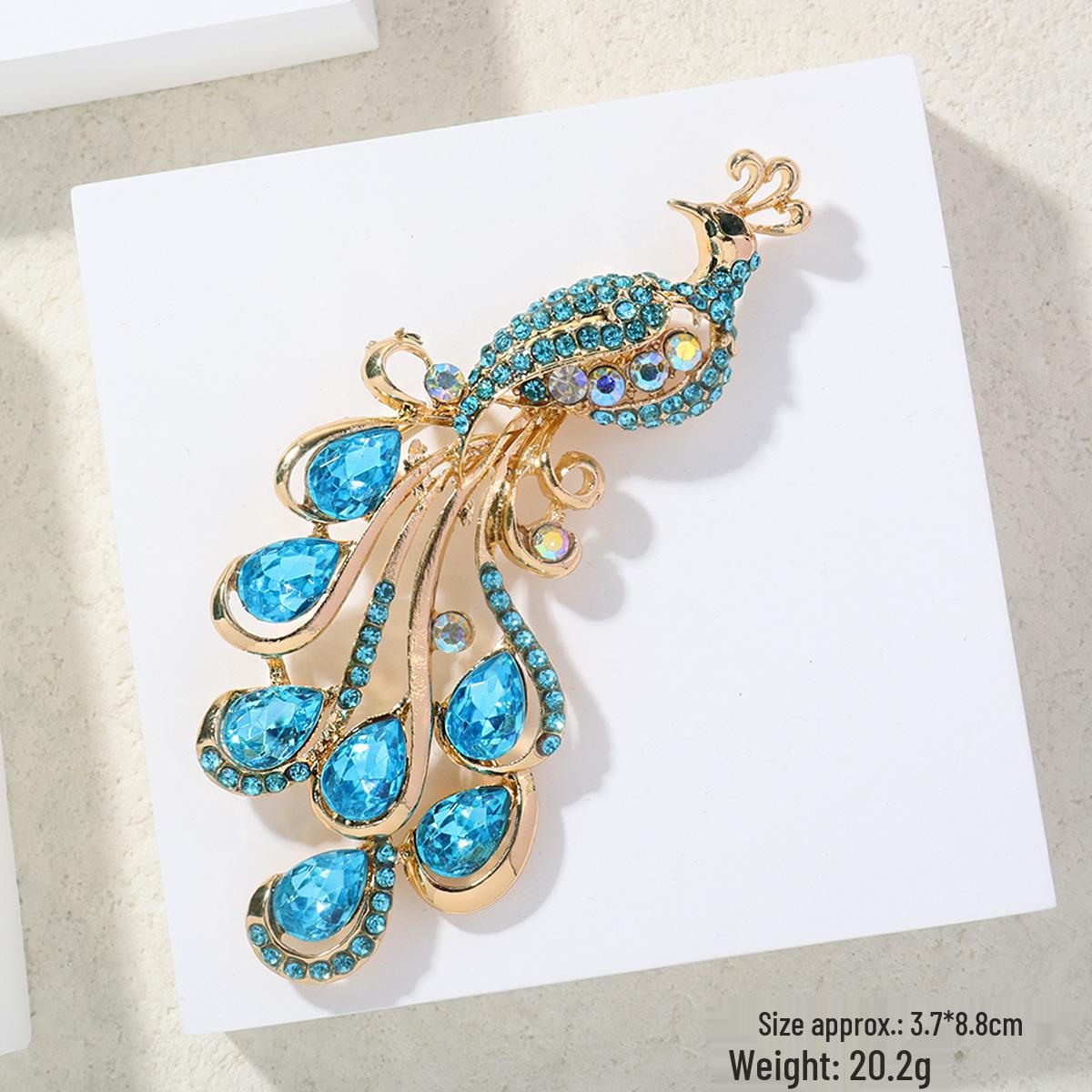 

Брошь Феникс Павлин Сова: Элегантная женская булавка-корсаж