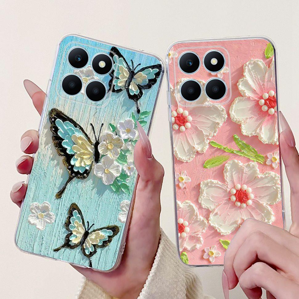 For Huawei Honor X6a Case Cute Animals Soft Silicone Phone Cases For Honor X 6A 6B X6a X6b HonorX6a Cover Ultra-thin TPU Housing