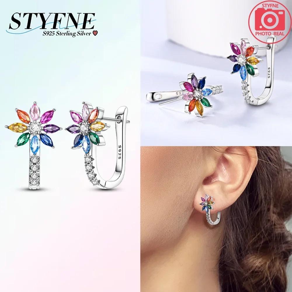 Authentic copper Colored Zircon Earring Star Shape Moon Fourleaf Shamrock Butterfly Knot Zircon Earring Women Gift Accessory Jewellery