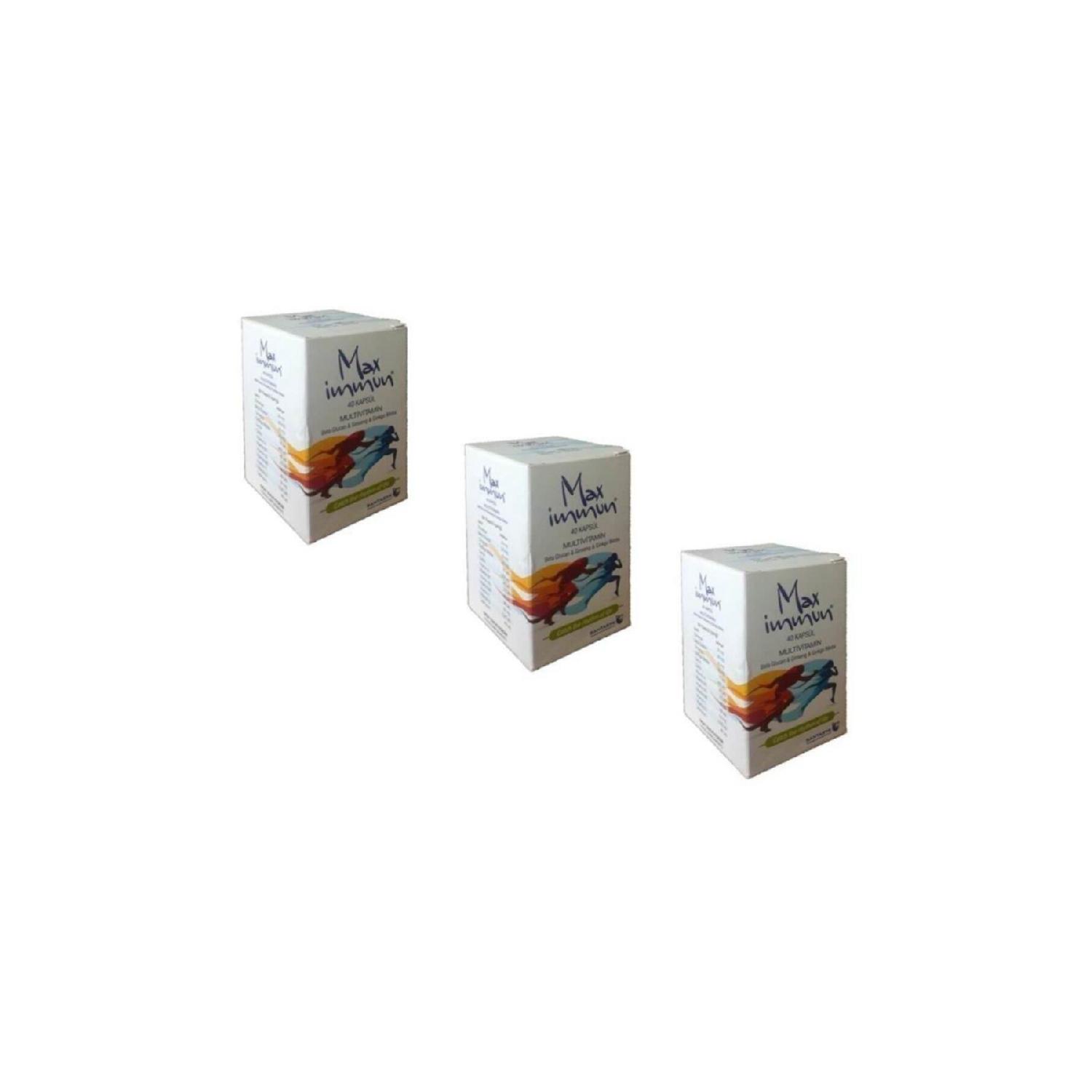 

Max Immun 40 Capsule Multivitamin 3 -package