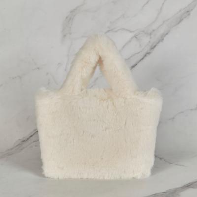 Tote   Crossbody Bag   Fur   Ivory  Maiab0027 