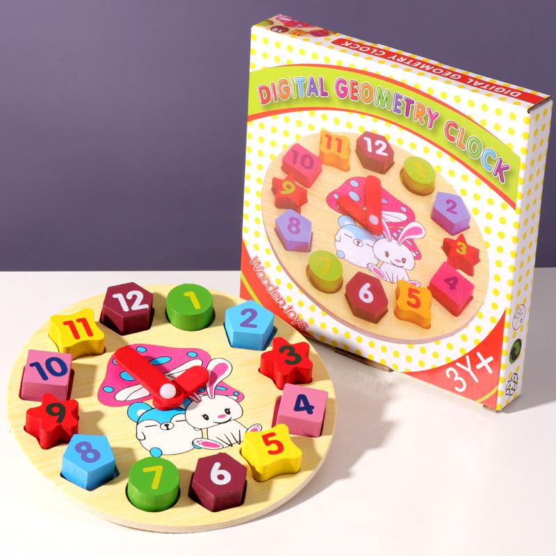 

Новая деревянная развивающая игрушка-конструктор часы деревянная развивающая игрушка цифровые часы
