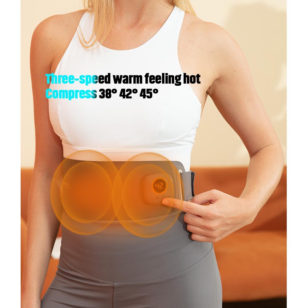 Smart Charging Uterus Warming Belt Menstrual Heating Massage Menstrual Pain Relief Belt Office Portable Abdominal Massage Machine