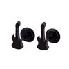 Small Black Punk Stud Earrings For Women Men Boy 2020 New Fashion Zircon Geometry Stainless Steel Jewelry Accessories Earrings