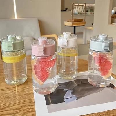 1pc Large Capacity Leakproof Sports Water Bottle, BPA-Free PC Material, Portable Gym Fitness Jug with Filter, Easy-Carry Double