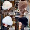 2025 Mongolian Hat Women's Cotton Hat Warm and Eye-catching Versatile Ear Protection Water Bucket Plush Basin Hat