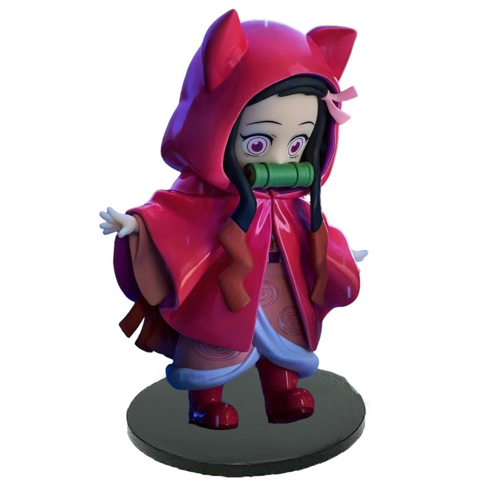 Anime Figurka Demon Slayer Figurky Kimetsu No Yaiba Panenka Tanjiro Nezuko Zenitsu Figurka Inosuke Bojovník Akční Figurka Model Hračky