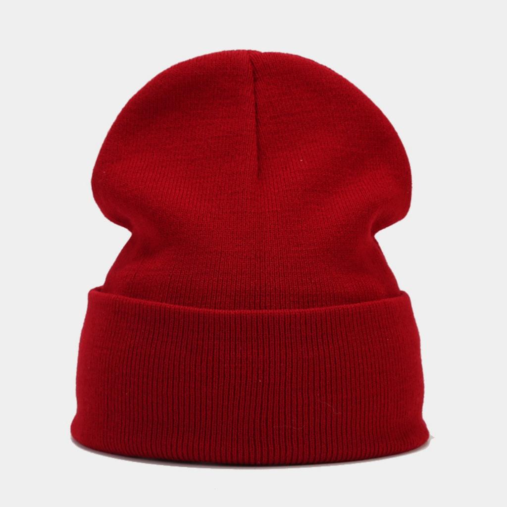 Strickmützen, Damenhüte, Einfarbige Hüte, Herbst- und Winterhüte, Glatt gestrickte Mützen, Bommelmützen, Herrenhüte, Outdoor-Hüte, Kalte Hüte, Warme Hüte