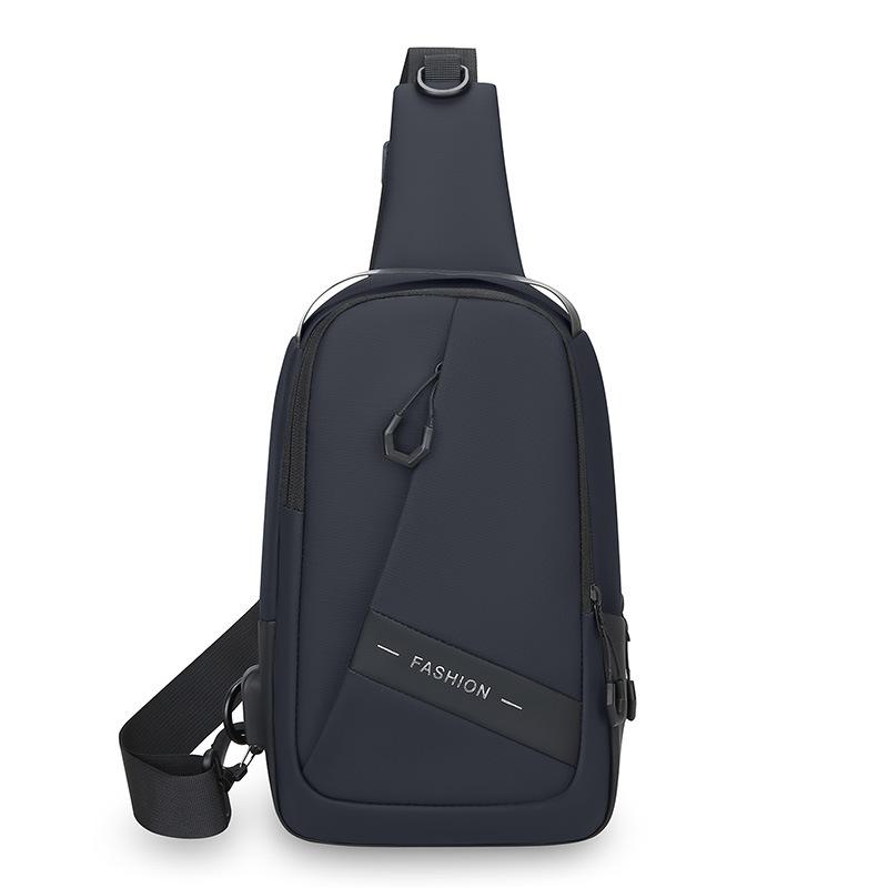 New breast bag men's fashion casual business shoulder messenger bag youth large capacity outdoor sports bag