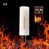 E27LED Flame Light Effect Halloween Christmas Bulb Flashing Simulation Fire Light Yellow/blue Flame