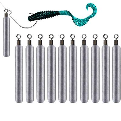 10pcs/set Hook Bait Fishing Baits Sinker Accessories Fishing Weights Sinkers   Fishing Tools