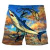 3D Print Shark Short Pants For Men Summer Personality Animal Unisex Harajuku Beach Shorts Vacation Surfing Swim Trunks Clothing