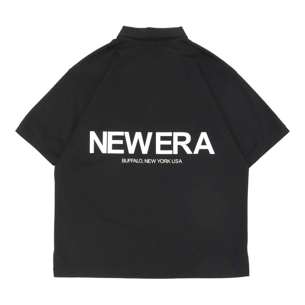 New Era Short Sleeve Polo Shirt Oversized Polo Shirt 14353345 NER35A1217 Black S The Origin ONSPOTZ Exclusive Apparel Oversized New Era Popular Size