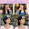 Bear Denim Beret Hat With Adjustable Fit For Casual Women Summer Style