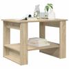 Coffee Table Sonoma Oak 72 X 50 X 50 Cm Engineered Wood