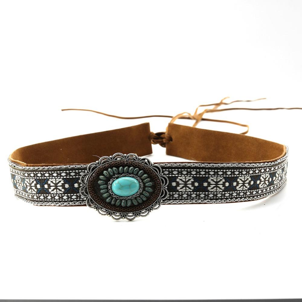 Fashion PU Cowhead Belt Adjustable Handwoven Hat Decoration Handmade Hats Bands Men