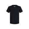 Li-Ning Quick-Drying Comfortable Pullover Short Sleeve T-Shirt Unisex Tops Black AHSUG69-1