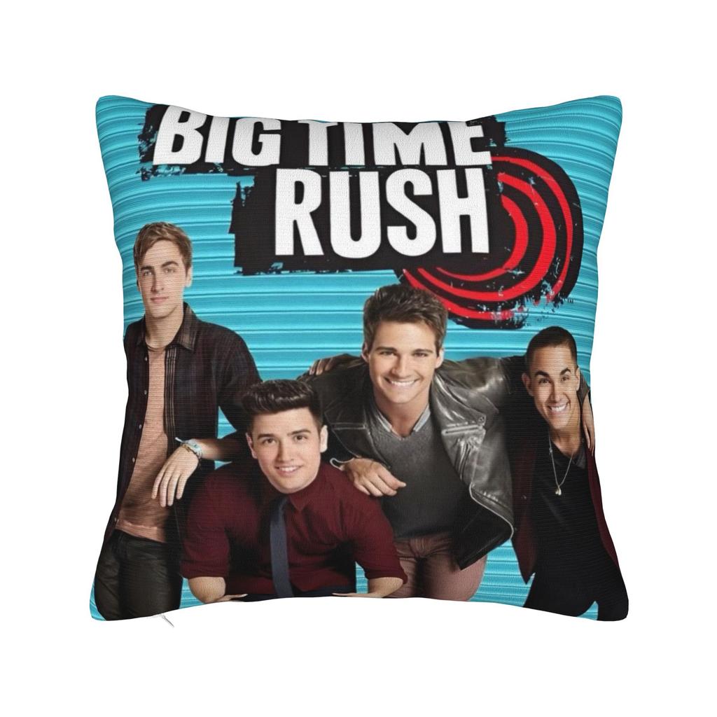 Decorative Pillowcases BTR IN REAL LIFE WORLDWIDE 2025 TOUR Big Time Rush Car Throw Pillow Case Cover Square Multi Size