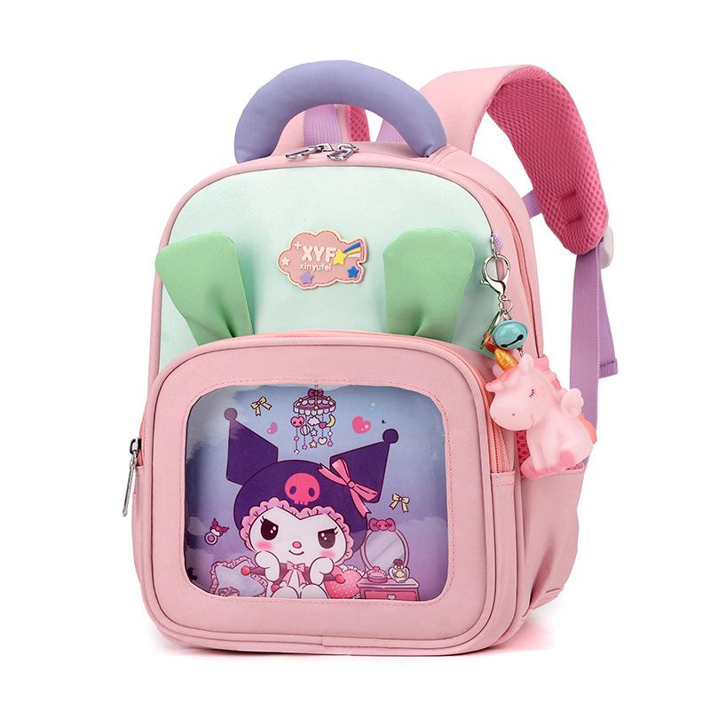 Children's schoolbag 3-6 years old Kindergarten children's backpack Boys and girls cartoon high-value spine protection anti-skid buckle schoolbag