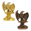Eagle Figurine Animal Sculpture Artwork Bird Statue Resin Home Decor for Dining Room Office
