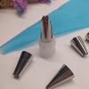 Real Shot Cooking Bag + Piping Nozzles Stainless Steel Cake Decorating Tips Set Confectionery Pastry Cream Baking DIY Tools