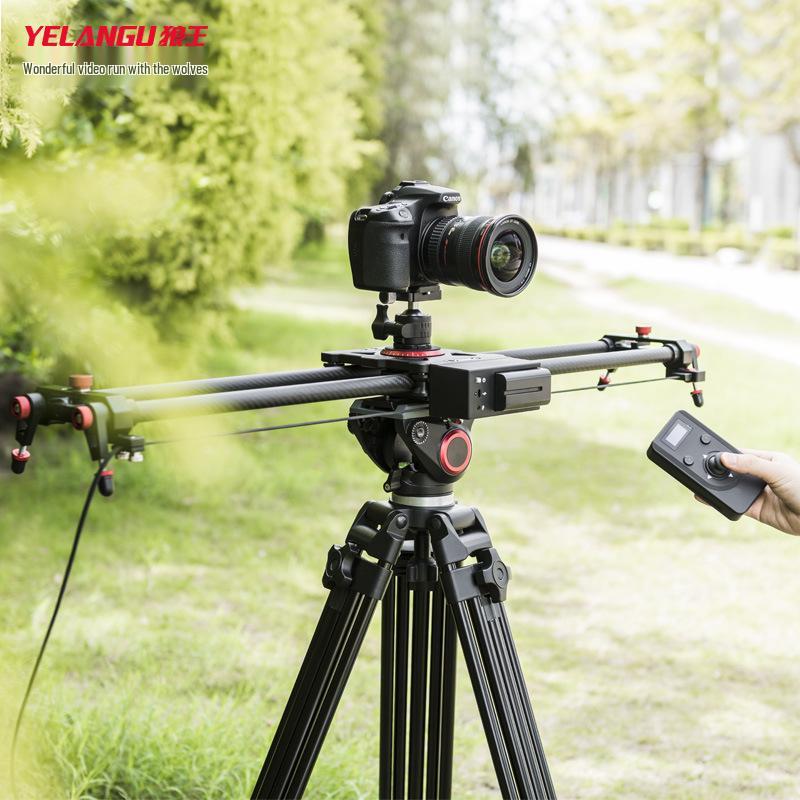 YELANGU Portable Electric Video Slider with Wireless Remote Control for DSLR Cameras