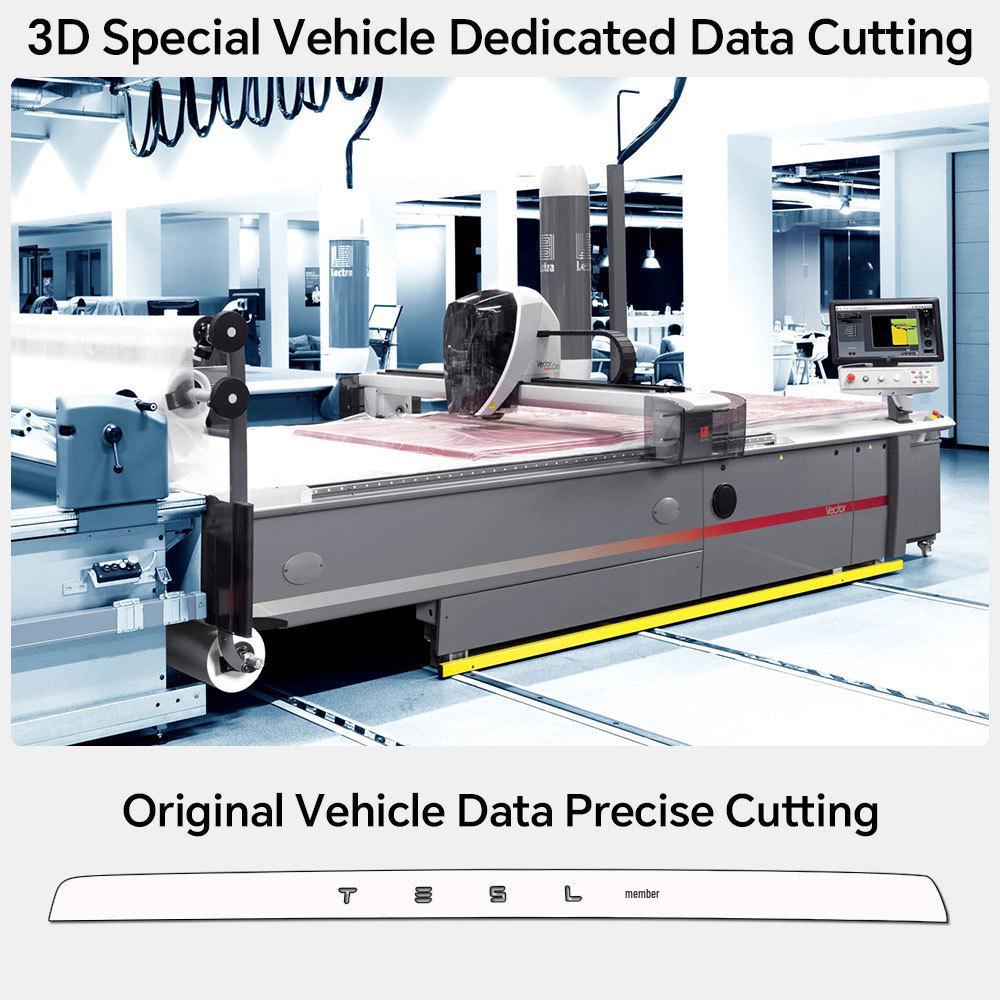 Anti-glare Juniper Light Film for Tesla Model Y 2025 Daytime Running Lights Trim