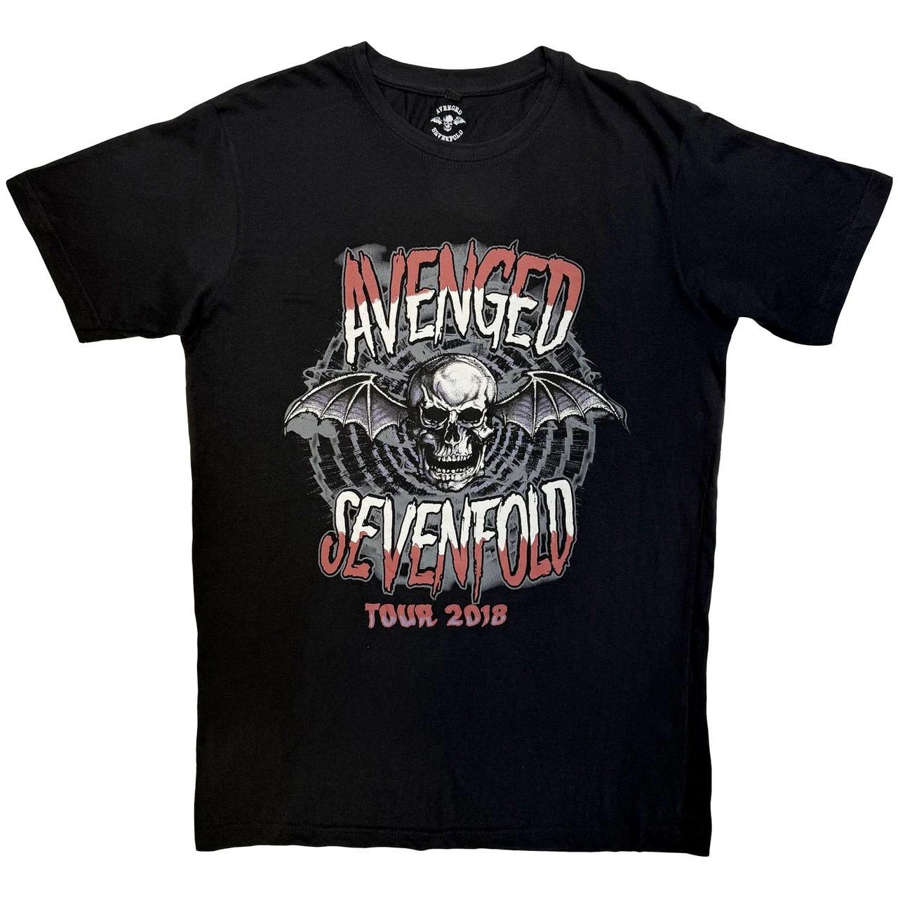 Avenged Sevenfold - Tour 2018 - Black Carbon t-shirt XL