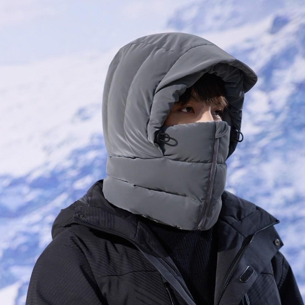 Windproof 3-in-1 Winter Cycling Hat Keep Warm Lei Feng Hat Warm Scarf Face Mask Outdoor